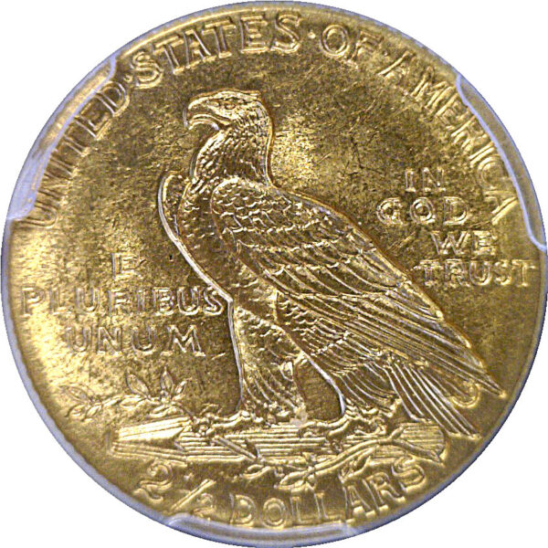 1915 $2 1/2 Indian. -  PCGS MS-64+.  CAC - Image 3