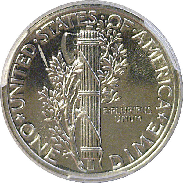 1942 Mercury Dime  -  PCGS PR-66 - Image 3