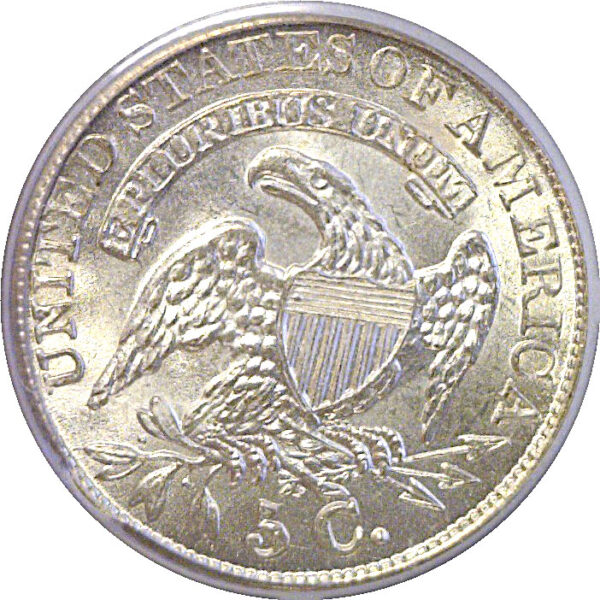 1834 Bust Half Dime. -  PCGS MS-63. CAC - Image 3