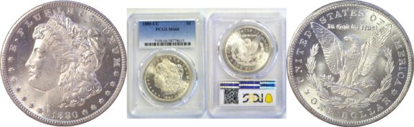 1880-CC Morgan Dollar  -  PCGS MS-66