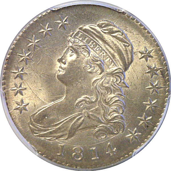 1814 Bust Half Dollar. -  PCGS MS-63 - Image 2
