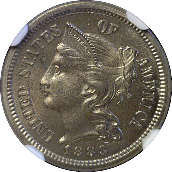 1883 Nickel Three Cent. -  NGC PF-66 - Image 2