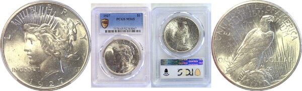 1927 Peace Dollar  -  PCGS MS-65