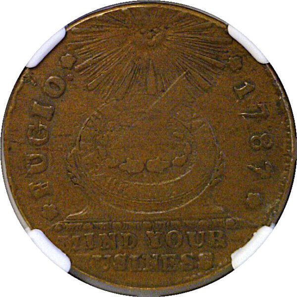 1787 Fugio Cent  -  NGC XF-40 - Image 2