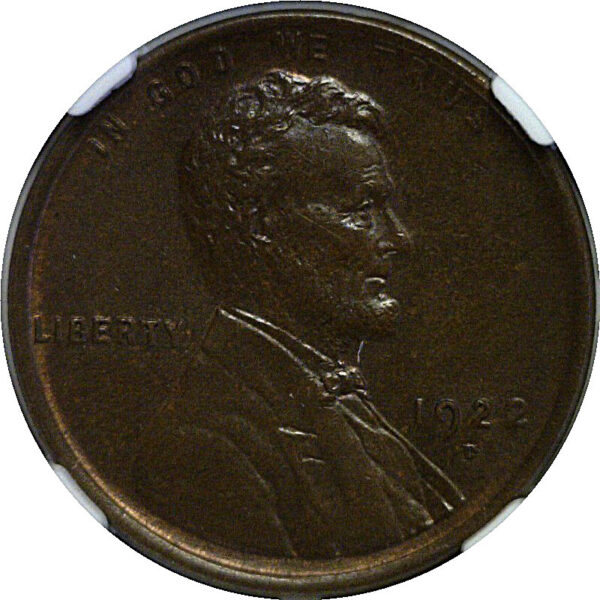 1922-D Lincoln Cent  -  NGC MS-62 BN - Image 2