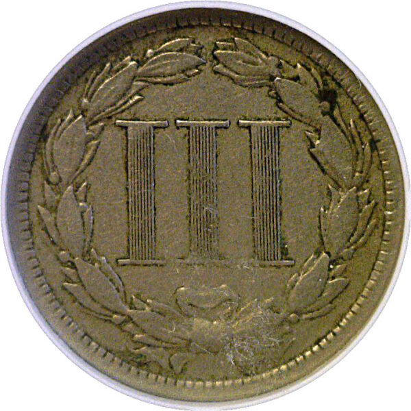 1884 Nickel Three Cent  -  NGC F-15  CAC - Image 3