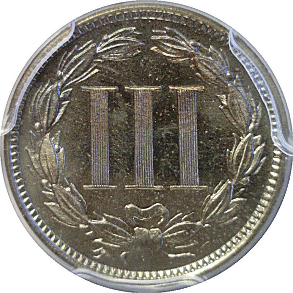 1879 Nickel Three Cent. -  PCGS PR-66 - Image 3