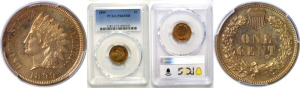 1899 Indian Head Cent. -  PCGS PR-65 RB