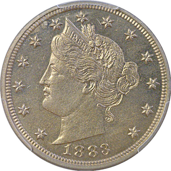 1883 With CENTS.  Liberty Nickel  -  PCGS PR-65 - Image 2