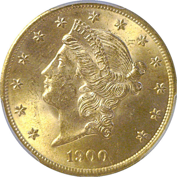 1900 $20 Liberty  -  PCGS MS-63+ - Image 2