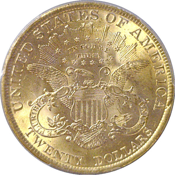 1900 $20 Liberty  -  PCGS MS-63+ - Image 3