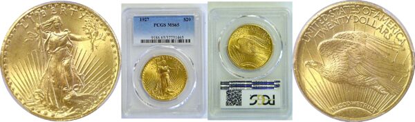 1927 $20 St. Gaudens  -  PCGS MS-65