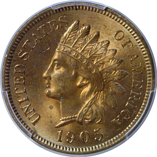 1905 Indian Head Cent  -  PCGS MS-64 RD - Image 2