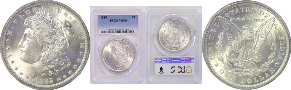 1888 Morgan Dollar  -  PCGS MS-66