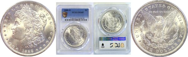1888-O Morgan  Dollar  -  PCGS MS-65