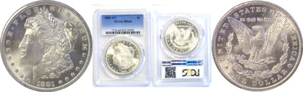 1881-CC Morgan Dollar  -  PCGS MS-66