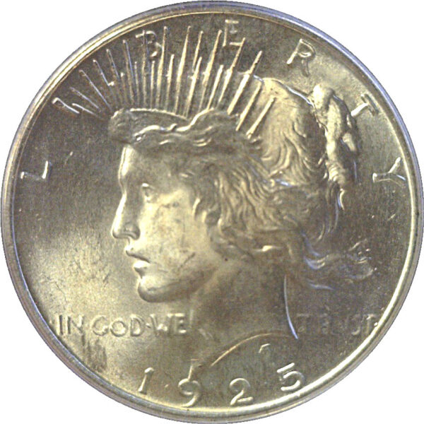 1925 Peace Dollar  -  PCGS MS-66 - Image 2