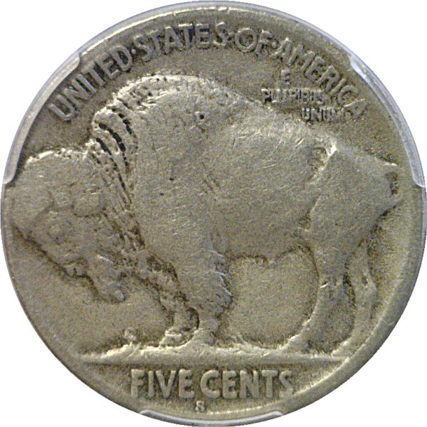 1913-S T-2.  Buffalo Nickel. -  PCGS F-15 - Image 3