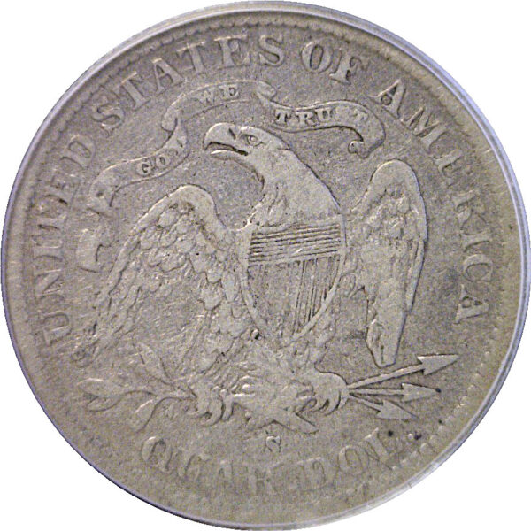 1878-S Seated Liberty Quarter. -  PCGS VF-30 - Image 3