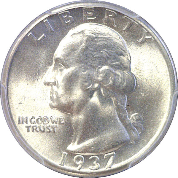 1937 Washington Quarter. -  PCGS MS-67 - Image 2