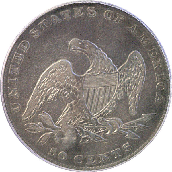 1836 Reeded Edge. Bust Half Dollar  -  PCGS XF-40 - Image 3