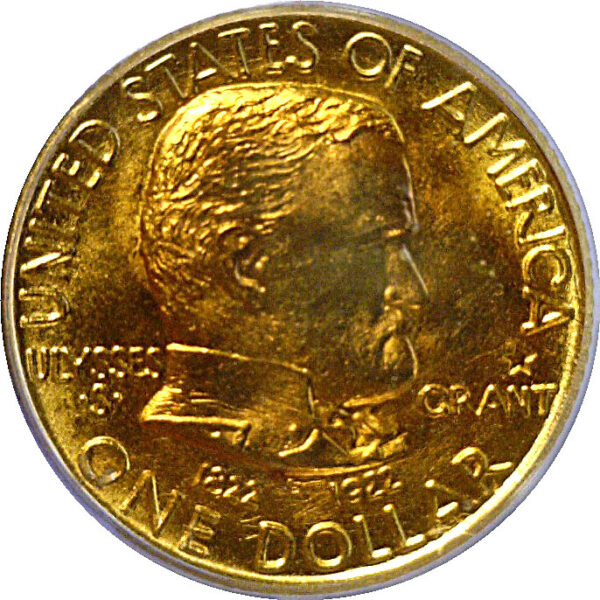 1922 Grant, Star.  $1 Gold Commemorative  -  PCGS MS-64 - Image 2