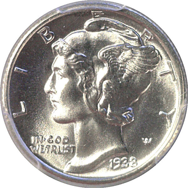 1938-S Mercury Dime  -  PCGS MS-66 FB - Image 2