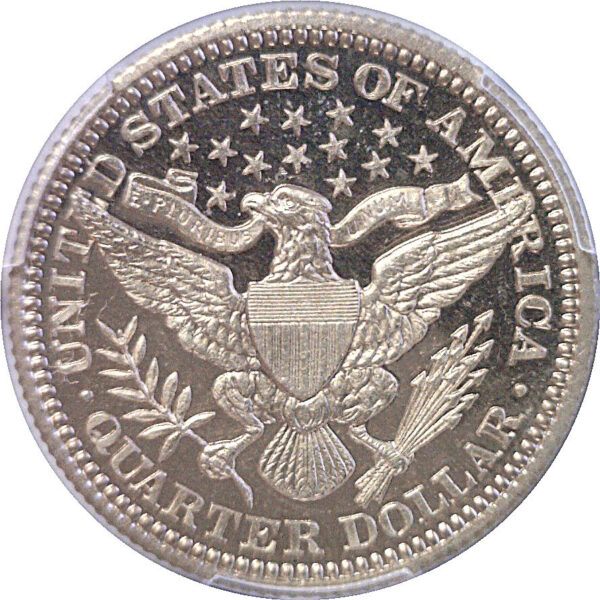 1903 Barber Quarter  -  PCGS PR-65 CAM - Image 3