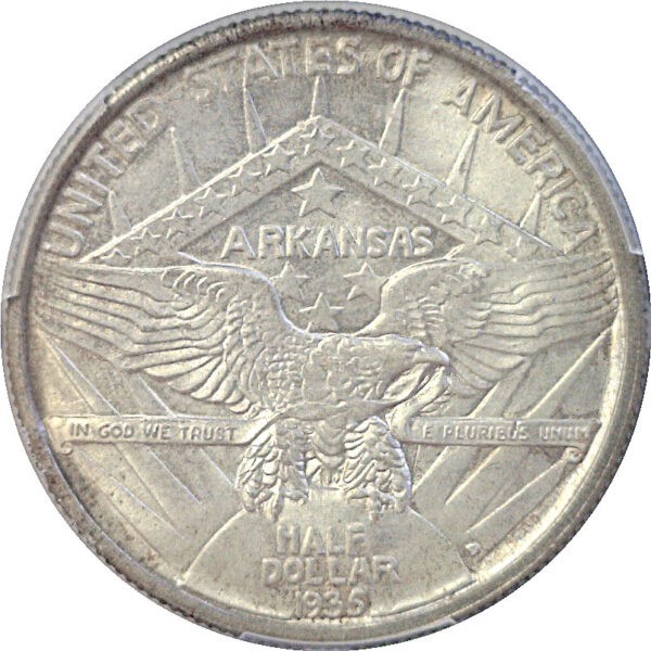 1935-D Arkansas Commemortive Half Dollar. -  PCGS MS-66 - Image 3