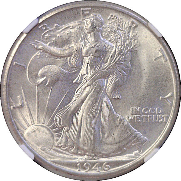 1946-S Walking Liberty Half Dollar. -  NGC MS-66+ - Image 2