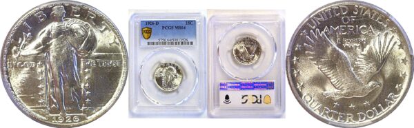 1926-D Standing Liberty Quarter. -  PCGS MS-64