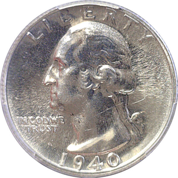 1940 Washington Quarter. -  PCGS PR-66 - Image 2
