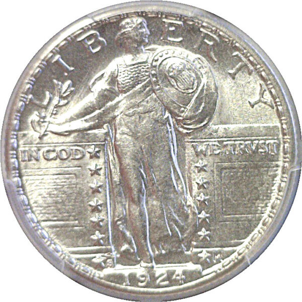 1924-S Standing Liberty Quarter. -  PCGS MS-65 FH - Image 2