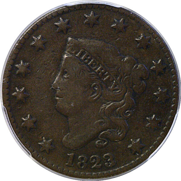 1823/2 Large Cent. -  PCGS F-12 - Image 2