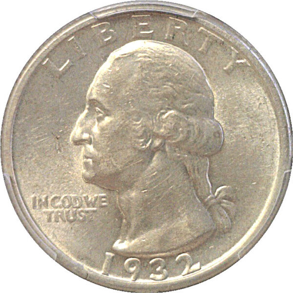 1932-D Washington Quarter. -  PCGS AU-58 - Image 2