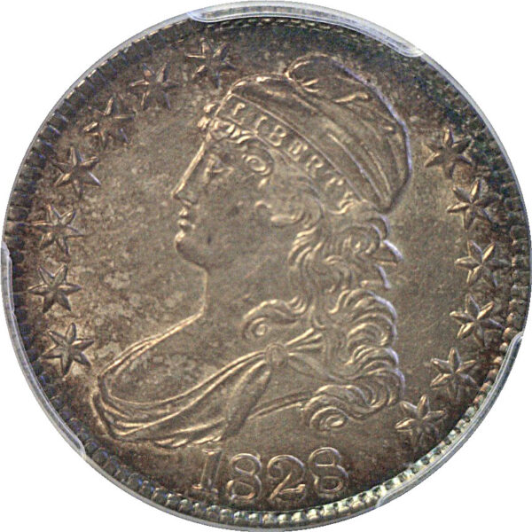 1828 Bust Half Dollar. -  PCGS AU-53 - Image 2