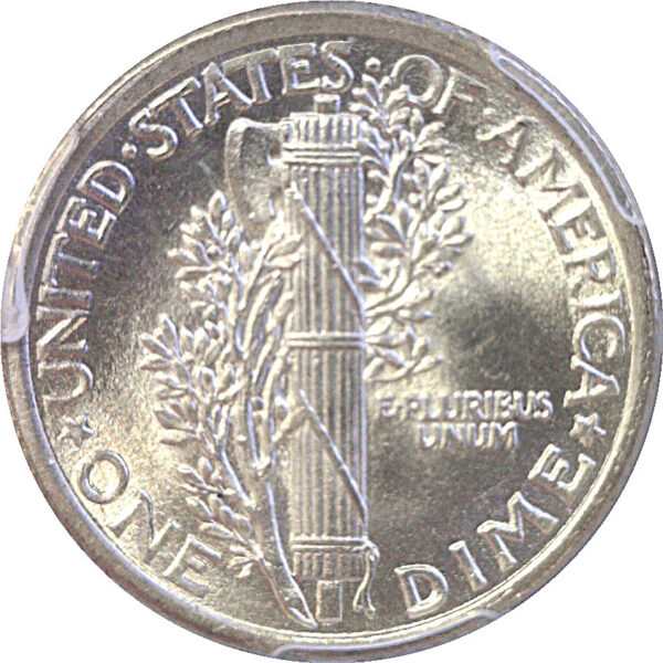1917 Mercury Dime  -  PCGS MS-64 FB - Image 3