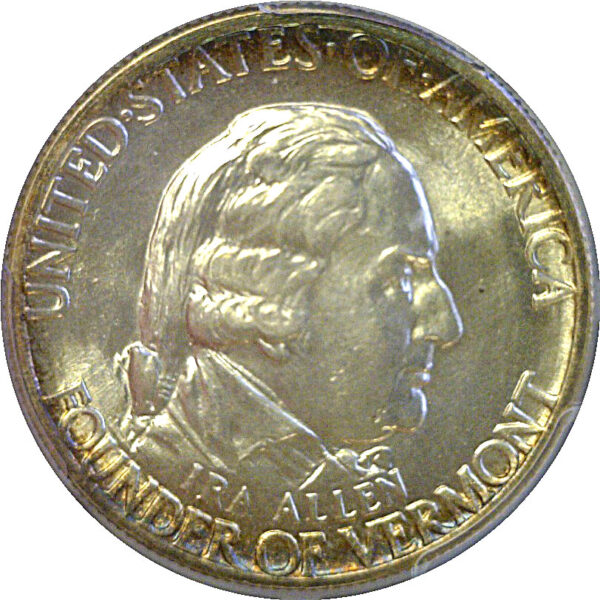 1927 Vermont Commemorative Half Dollar. -  PCGS MS-63 - Image 2