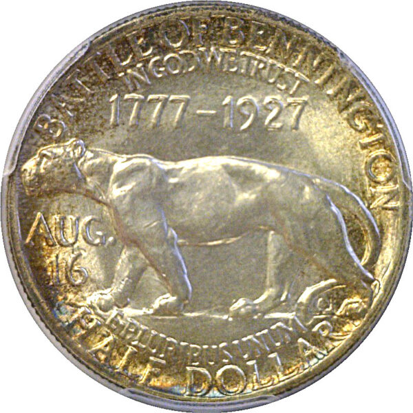 1927 Vermont Commemorative Half Dollar. -  PCGS MS-63 - Image 3