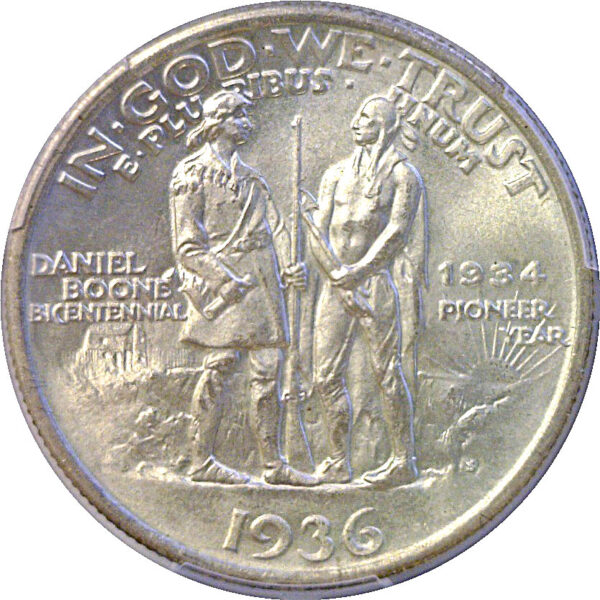 1936-S Boone Commemorative Half Dollar  -  PCGS MS-65 - Image 3