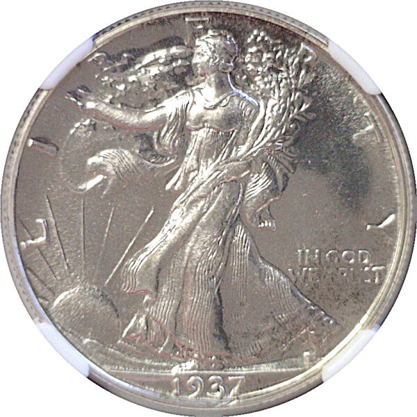 1937 Walking Liberty Half Dollar  -  NGC PF-67 - Image 2