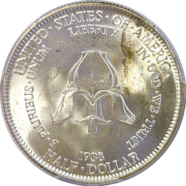 1938 New Rochelle Commemorative Half Dollar. -  PCGS MS-65 - Image 3