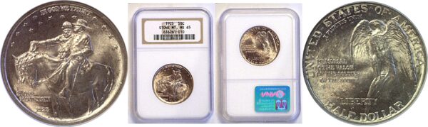 1925 St. Mountaim Commemorative Half Dollar. -  NGC MS-65