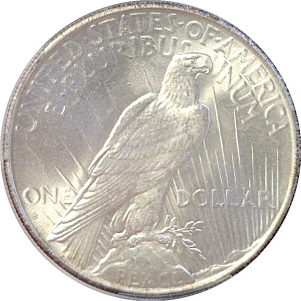 1927-S Peace Dollar  -  PCGS MS-64  CAC - Image 3
