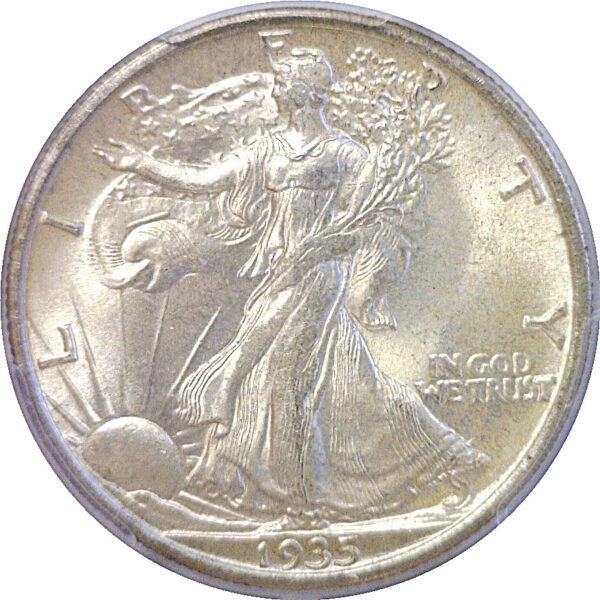 1935 Walking Liberty Half Dollar. -  PCGS MS-66 - Image 2