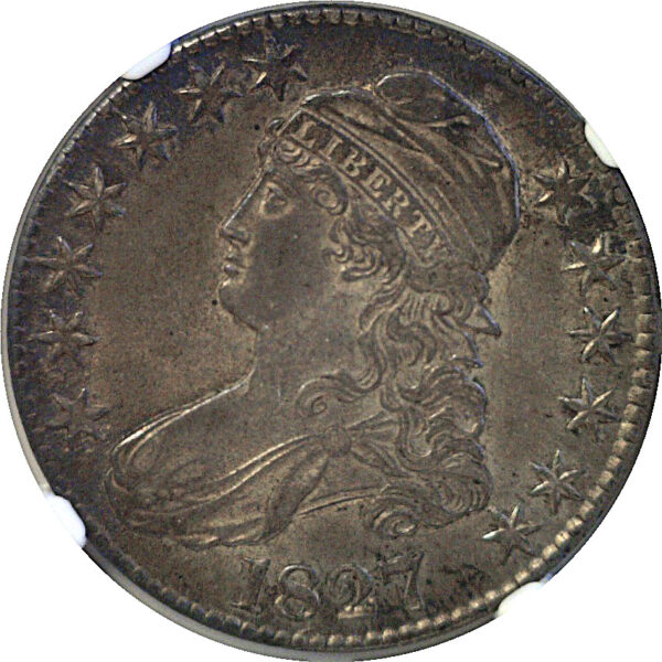 1827 Bust Half Dollar. -  NGC AU-55 - Image 2