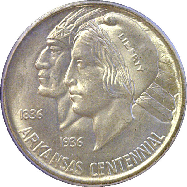 1935-D Arkansas Commemorative Half Dollar. -  PCGS MS-65 - Image 2
