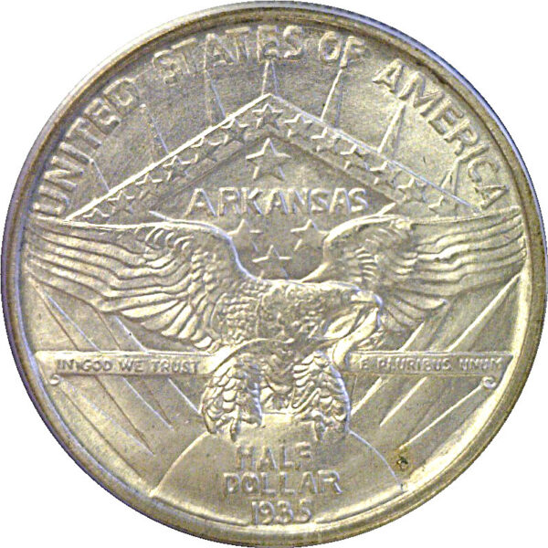 1935-D Arkansas Commemorative Half Dollar. -  PCGS MS-65 - Image 3