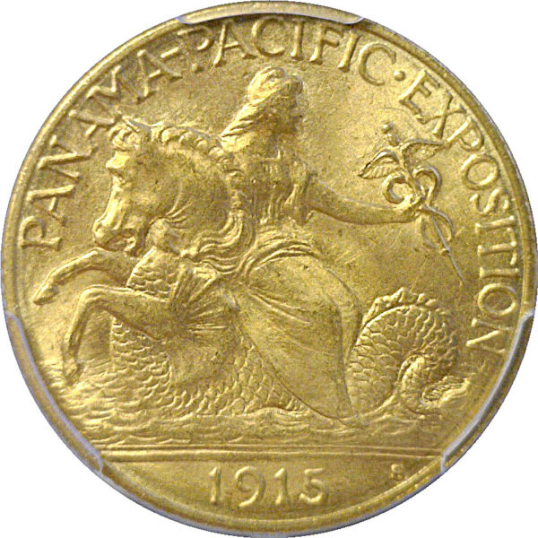 1915-S $2 1/2 Panama-Pacific Gold Commemorative  -  PCGS MS-66+ - Image 2