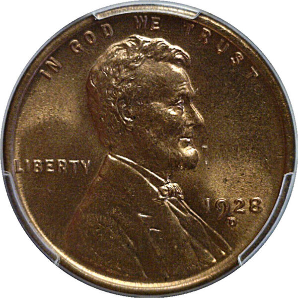 1928-D Lincoln Cent. -  PCGS MS-66 RD - Image 2